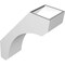 Ekena Millwork 6-in. W x 16-in. D x 20-in. H Legacy Architectural Grade PVC Knee Brace BRCP06X16X20LEC - alternate 5